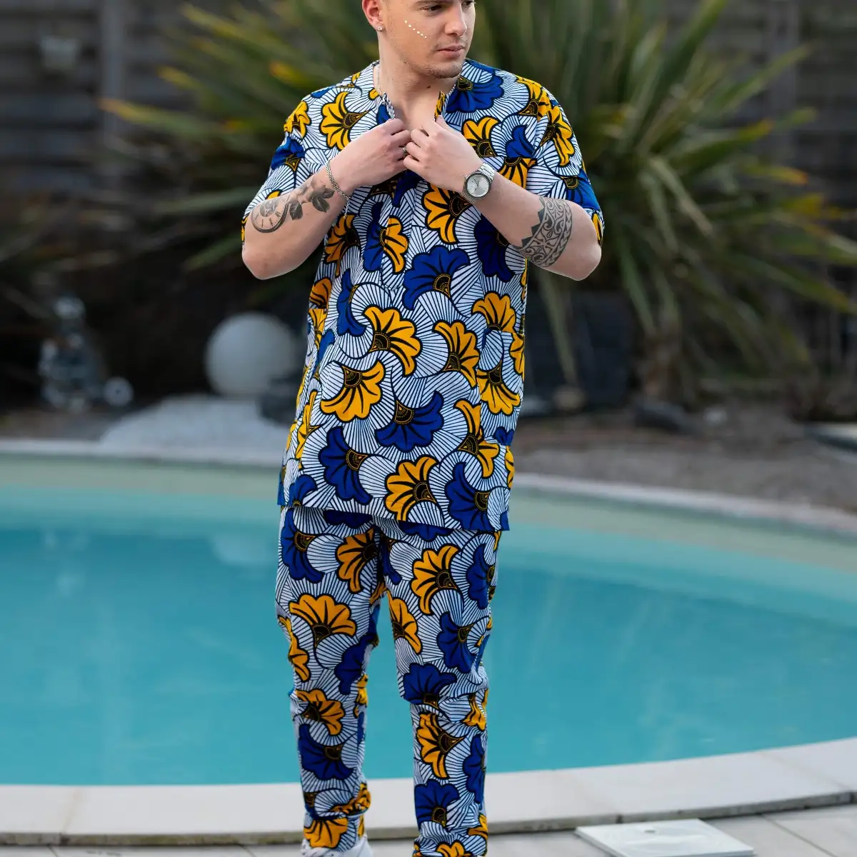 Ensembe homme chemise et pantalon