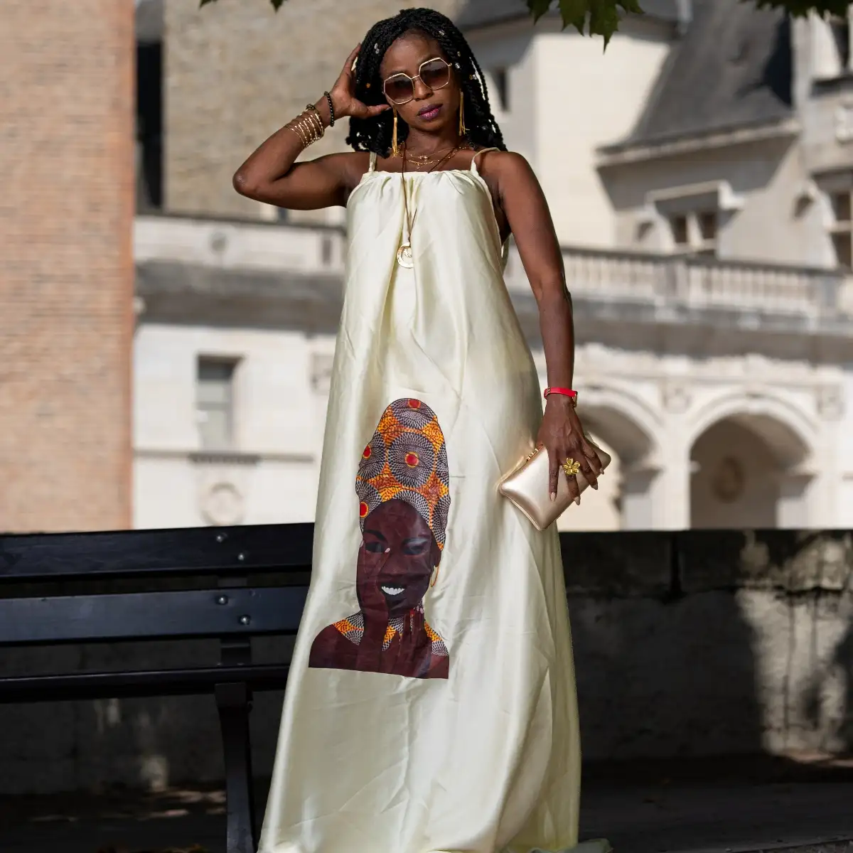 robe blanche longue dos nu