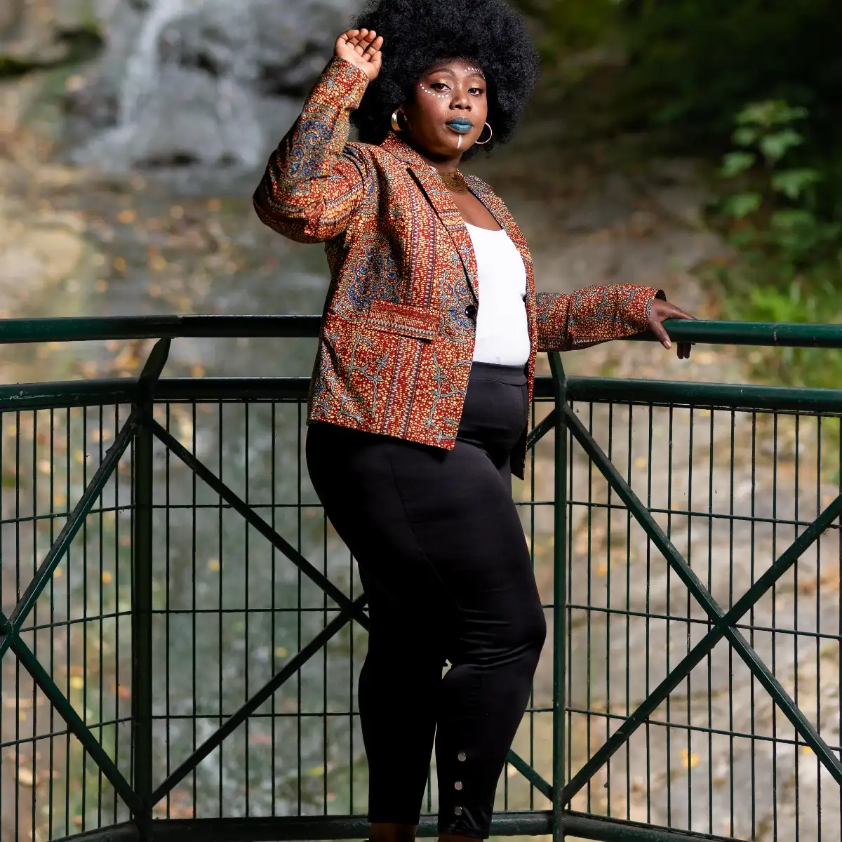 Veste pour femme en wax