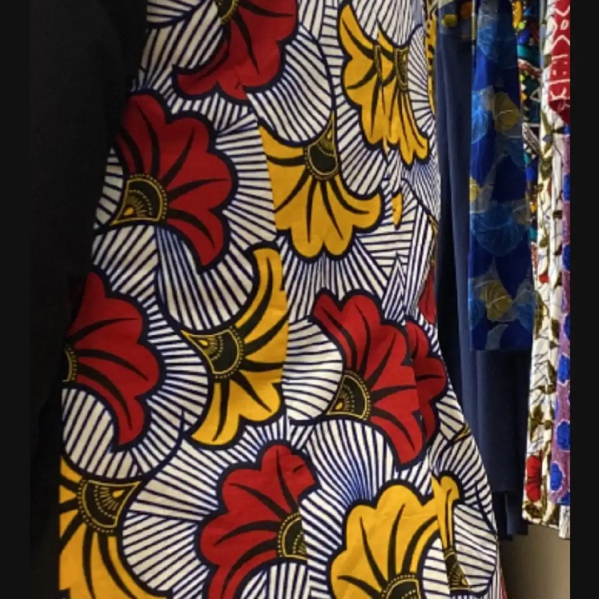 Veste courte en wax