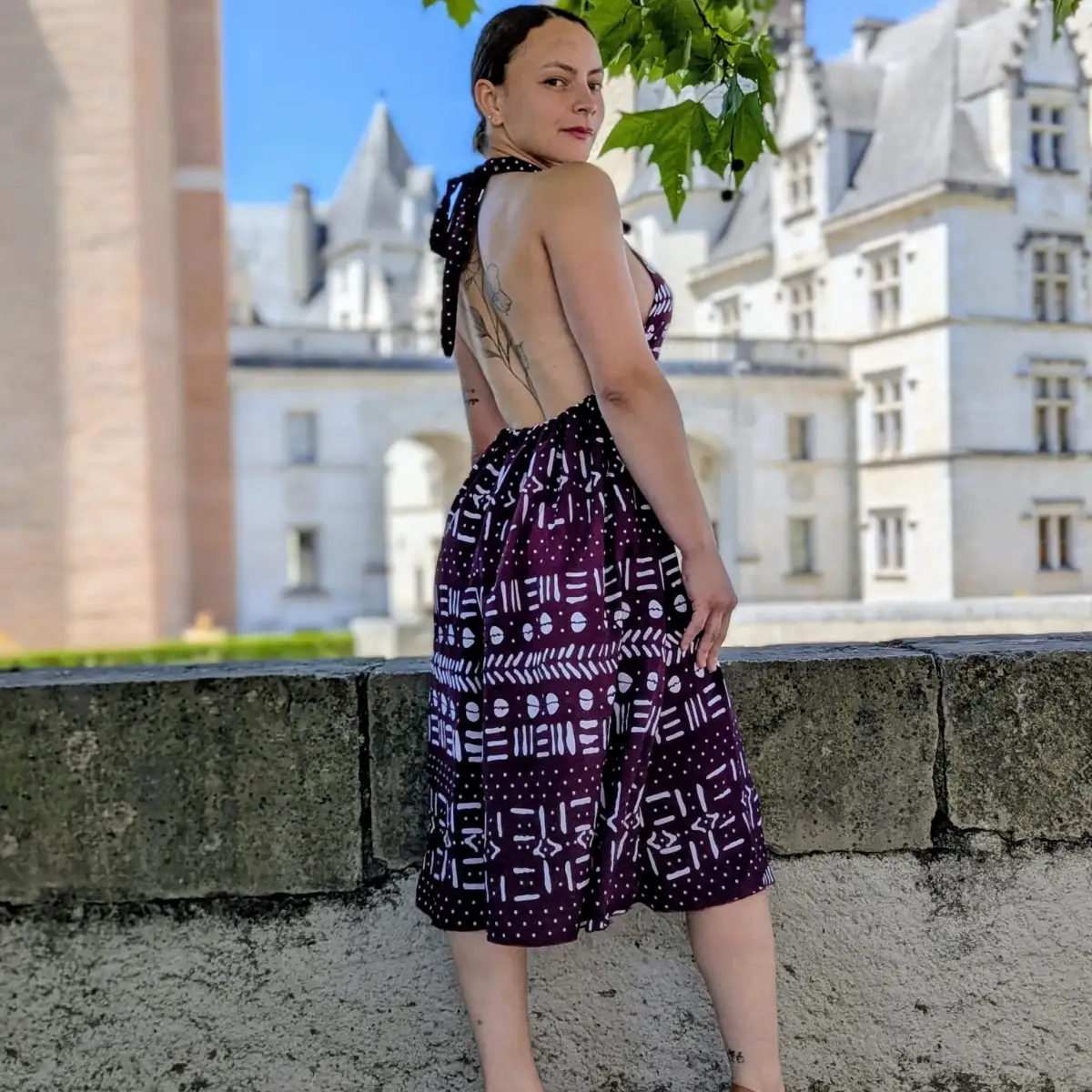 Robe dos nu
