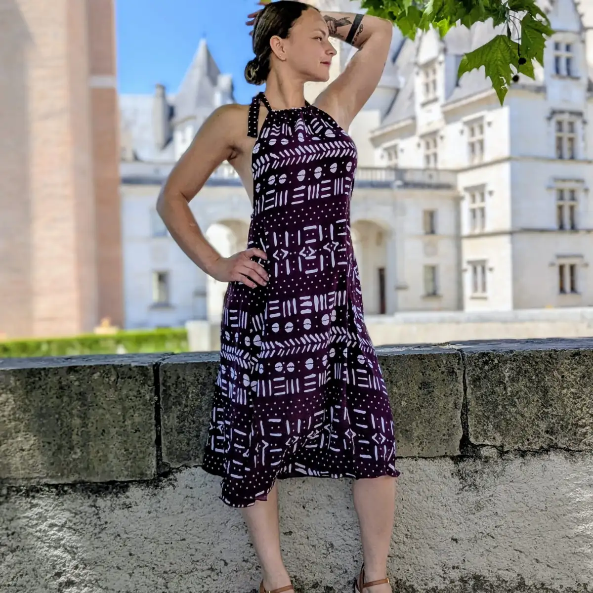 Robe dos nu