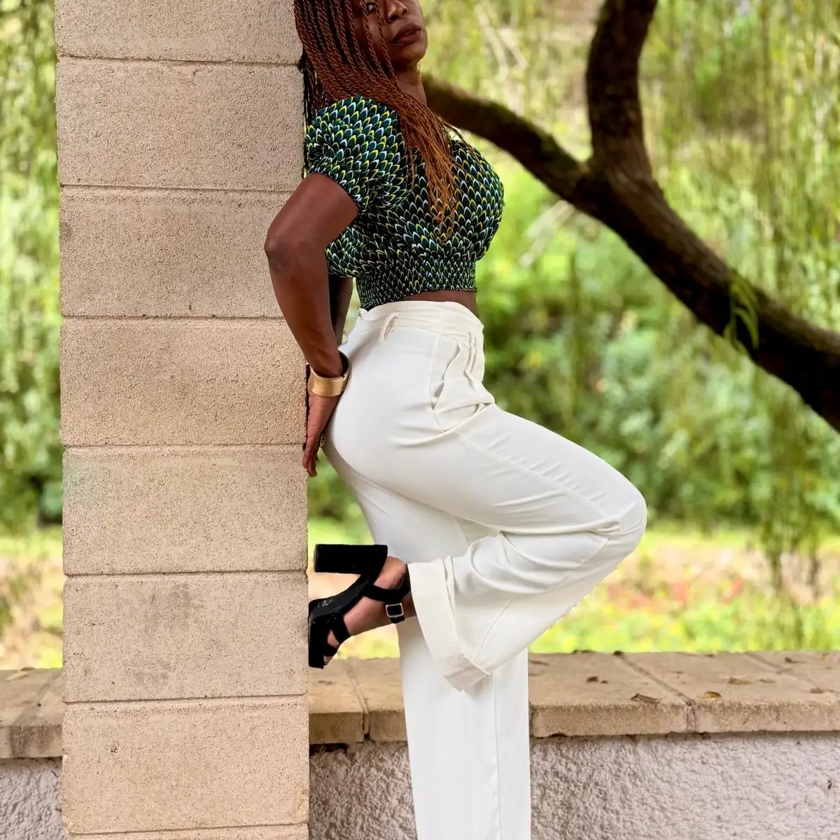 Crop top en wax